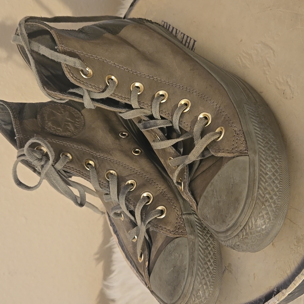 Converse Olive High-Top Sneakers
